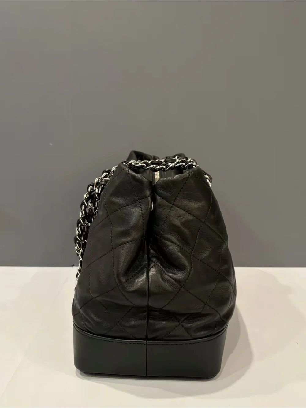CHANEL Black Gabrielle Quilted Leather Tote bag